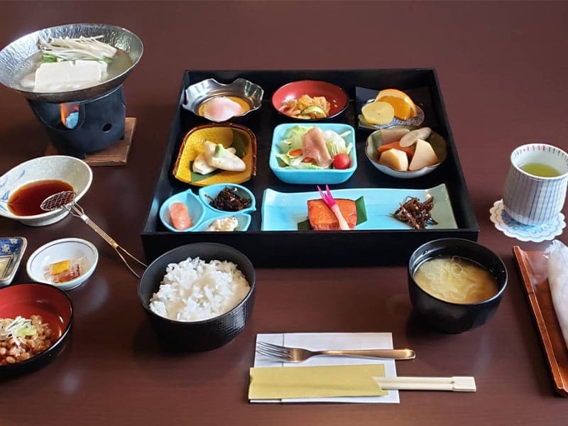 湯豆腐で目覚める朝が最高
